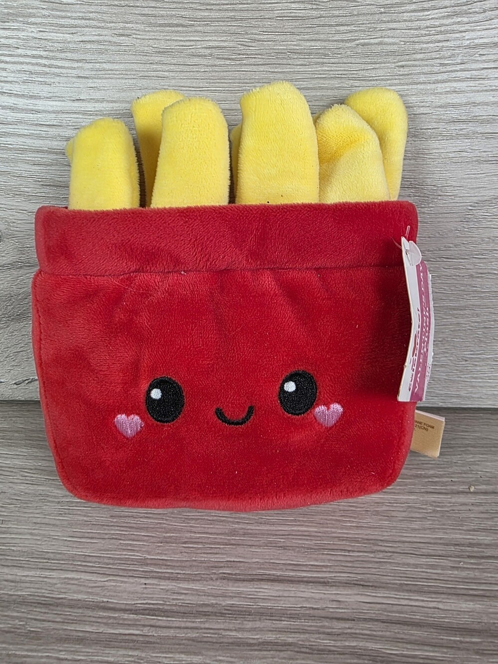 Way to Celebrate! Valentine's Day French Fries Plush Anthropomorphic Kawaii SU53